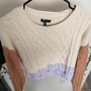 Kendall and Kylie cropped sweater